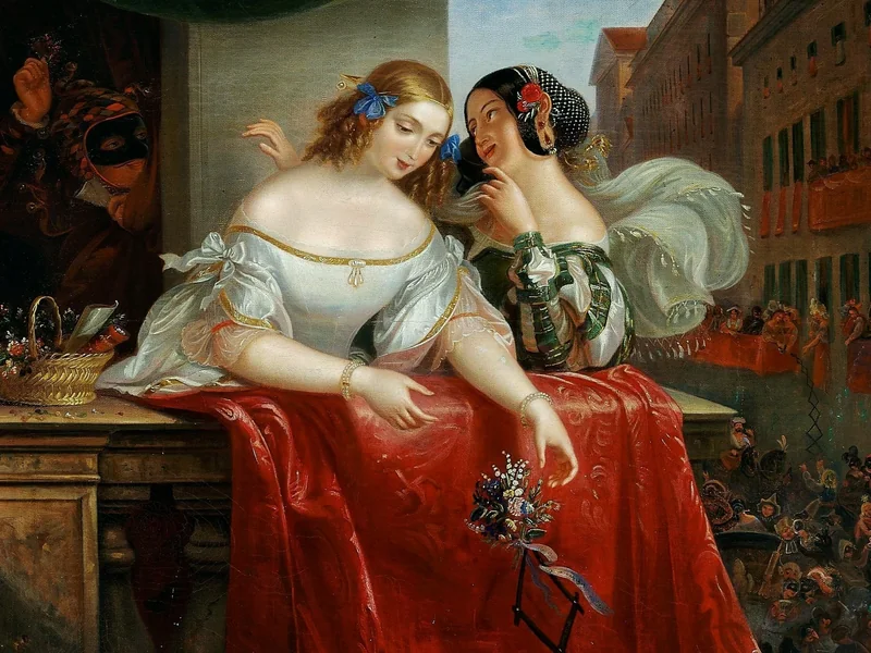 1802-Woldemar Hottenroth - Carnevale Römischer